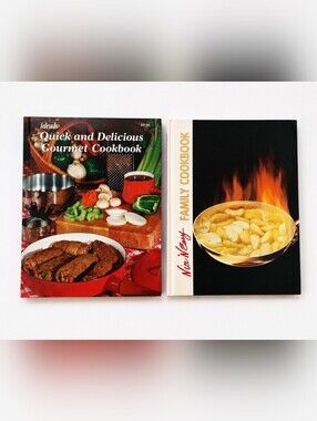 Vintage Cookbook Bundle Nice ’N Easy Family Cookbook & Quick and Delicious